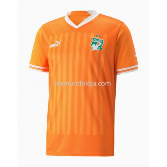 Camisola Costa do Marfim Equipamento Primeiro 2022 Manga Corta